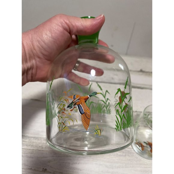 Glass decanter with glass - Picture 3 of 10